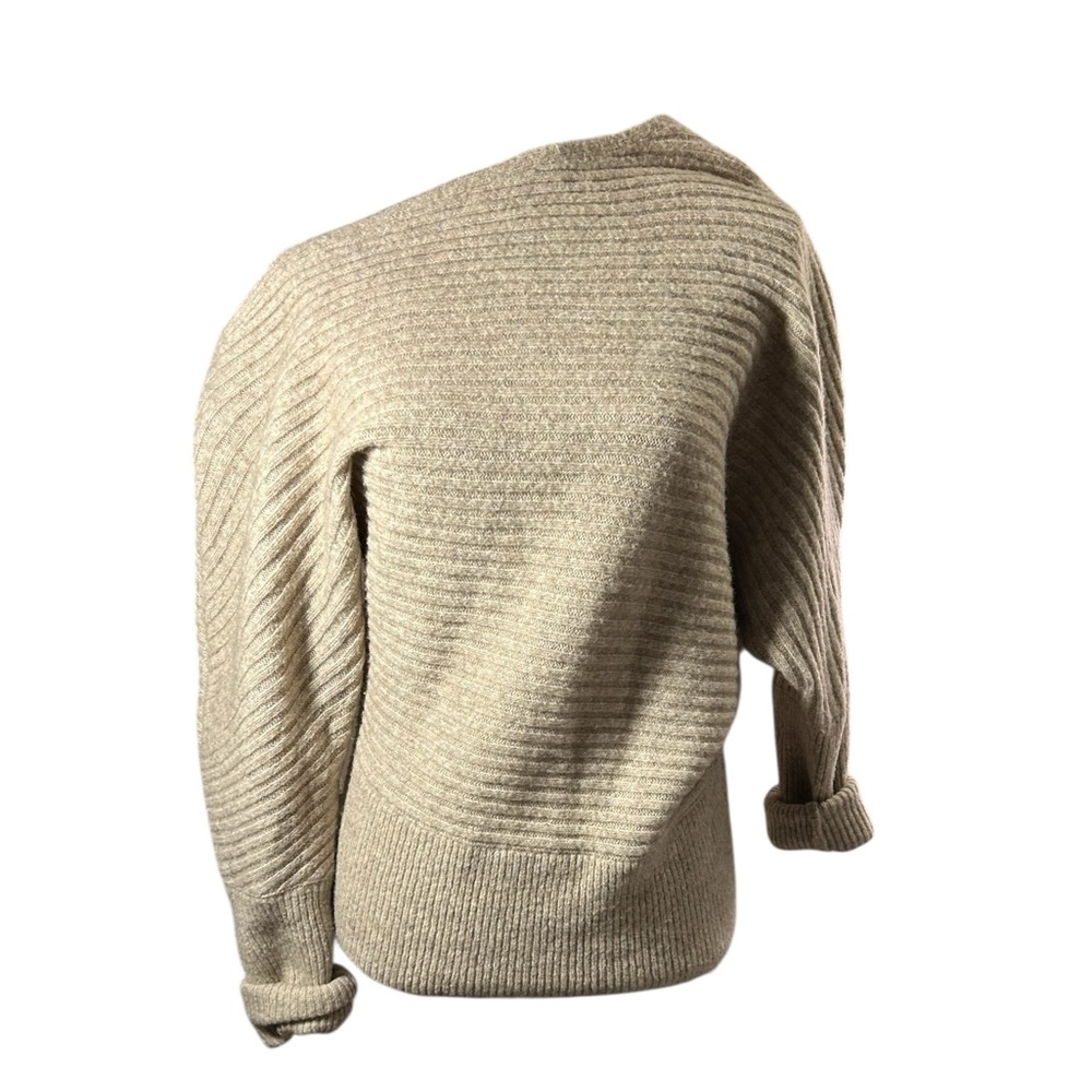 Banana Republic Wool Blend Cream Crewneck Sweater